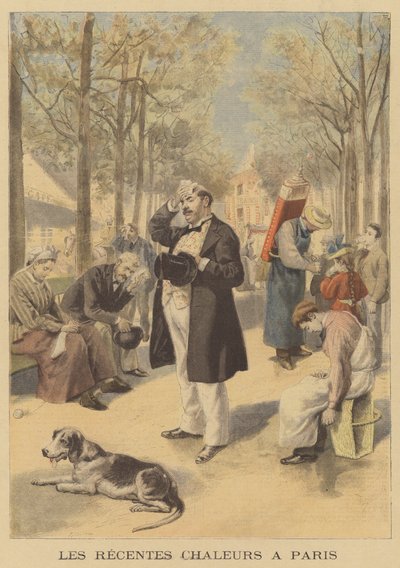 La récente vague de chaleur à Paris - French School